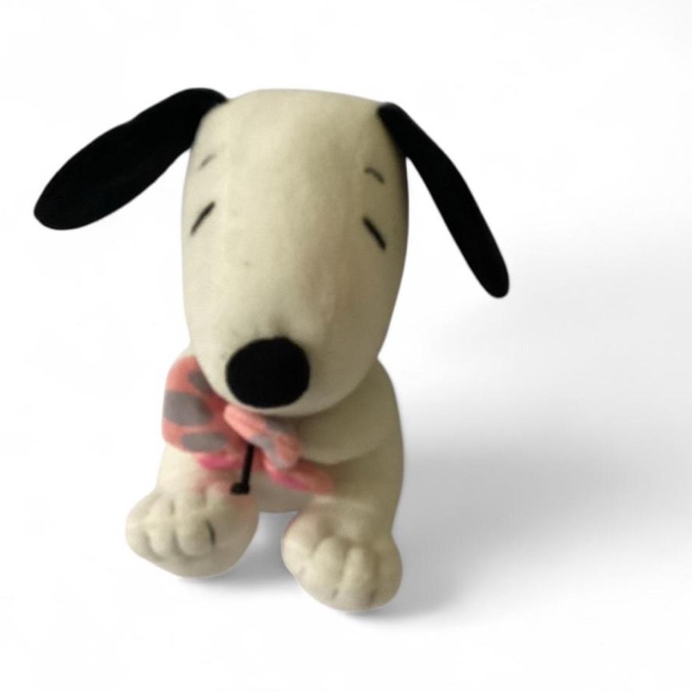 Snoopy Peanuts  Plush Dog Toy with Black and White Design Collectible